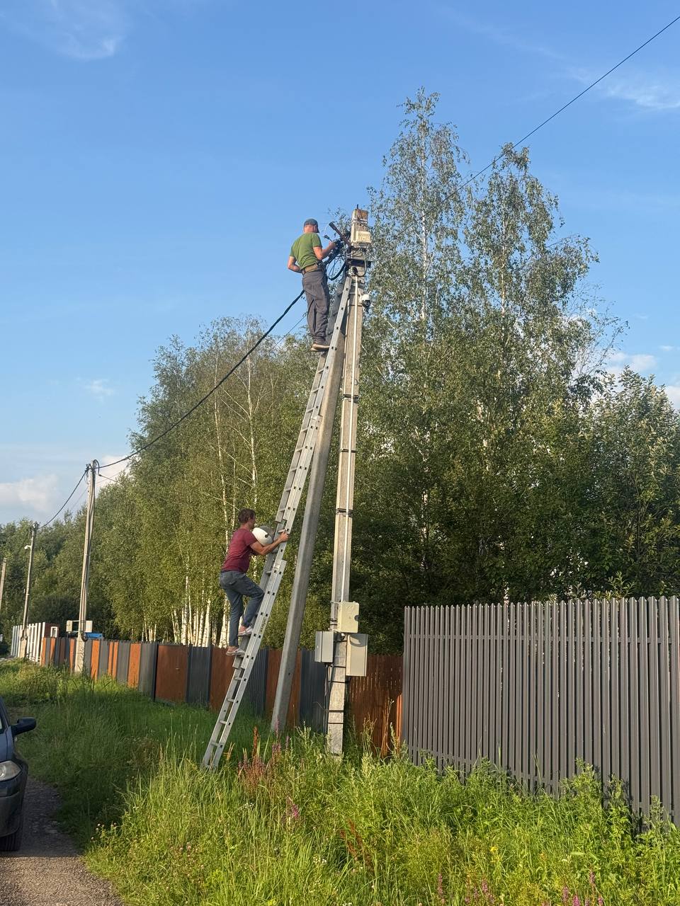 Плановая замена уличных светильников